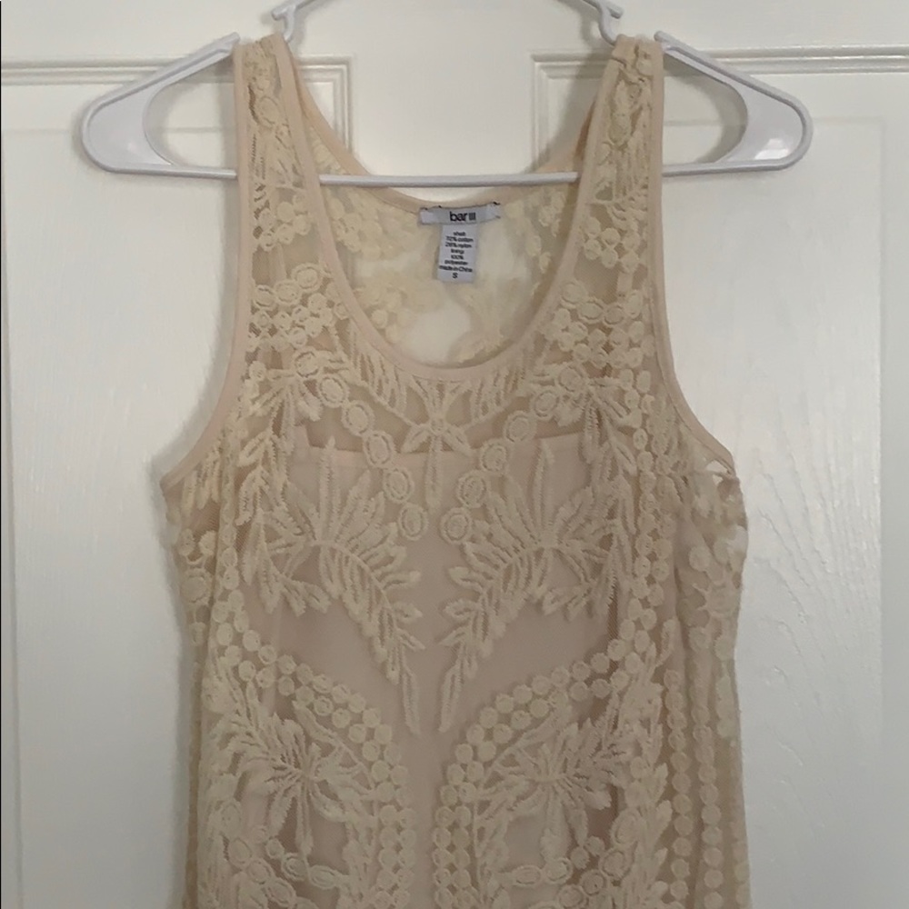 Bar III Ivory Dress